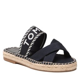 Tommy Hilfiger Espadrillas Tommy Hilfiger Seasonal Webbing Sandal FW0FW07181 Space Blue DW6