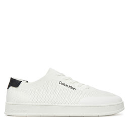 Calvin Klein Laisvalaikio batai Calvin Klein Low Top Lace Up Knit HM0HM01726 Balta