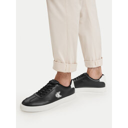 Calvin Klein Sneakers Calvin Klein Low Prof Cupsole Emb Lth HM0HM02124 Schwarz