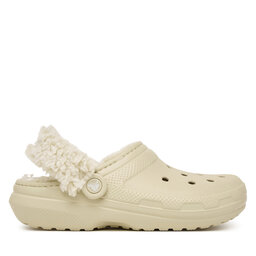 Crocs Шльопанці Crocs Classic Fleece Lined Clog Quartz 211396 Бежевий