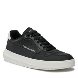 

Снікерcи Calvin Klein Jeans Chunky Cupsole Low Lth In Sat YM0YM00873 Black/Bright White 0GM, Чорний