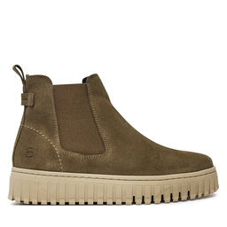 Tamaris Kotníková obuv s elastickým prvkem Tamaris 1-25405-43 Khaki