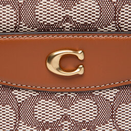 

Сумка Coach Sig Jacq Cam CC401 B4/Cocoa Burnished Amb, Коричневий