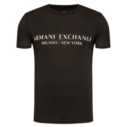 Armani Exchange Armani Exchange T-Shirt 8NZT72 Z8H4Z 1200 Μαύρο Slim Fit