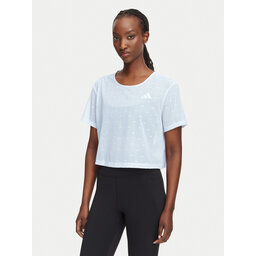 adidas adidas T-Shirt Strength Essentials Workout Boxy Mesh KT3828 Weiß Relaxed Fit