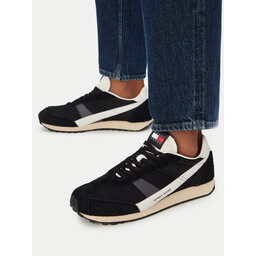 Tommy Jeans Sneakers Tommy Jeans Retro Runner Archive Open Mesh EM0EM01715 Schwarz