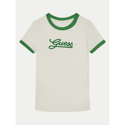 Guess Guess Majica J5RI11 K6YW4 Écru Regular Fit