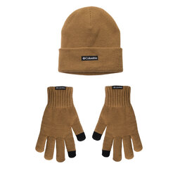 Columbia Set Mütze und Handschuhe Columbia CSC 2180791 Hellbraun