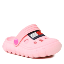 Tommy Hilfiger Pantoletten Tommy Hilfiger Flag Comfy Sandal T1A2-32780-0083 M Pink 302