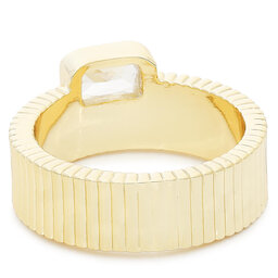 

Кільце Luv AJ Francois Ridged Ring FW22-R-FRR-G Gold, Золотий