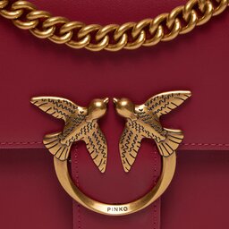 

Сумка Pinko Love One Classic AI 23-24 PRR 100941 A0F1 Dark Red R40Q, Бордовий