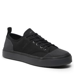 Calvin Klein Sneakers aus Stoff Calvin Klein Low Top Lace Up St Unifit HM0HM00903 Triple Black 0GJ