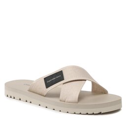 Calvin Klein Jeans Джапанки Calvin Klein Jeans Prefresato Crisscros Badge YM0YM00641 Eggshell ACF