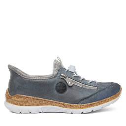 Rieker Sneakersy Rieker N42F2-14 Granatowy