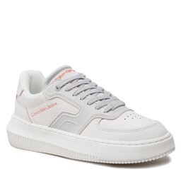 

Снікерcи Calvin Klein Jeans Chunky Cupsole Satin Wn YW0YW00923 White/Oyster Mushroom/Firecracker 0LG, Білий
