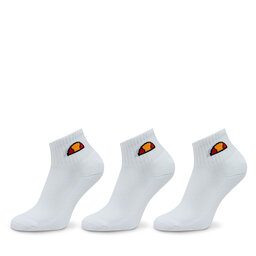 Ellesse Súprava 3 párov členkových dámskych ponožiek Ellesse Tallo SBMA2302 White 908
