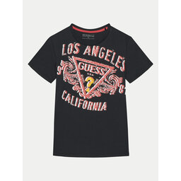 Guess Guess T-Shirt L5RI00 K8HM4 Μαύρο Regular Fit