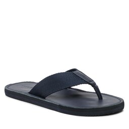 Tommy Hilfiger Japonki Tommy Hilfiger Leather Beach Sandal FM0FM04548 Desert Sky DW5