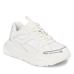 Tommy Jeans Sneakers Tommy Jeans Tjw Fur Fashion Runner Lc Wl EN0EN02247 Ecru YBL
