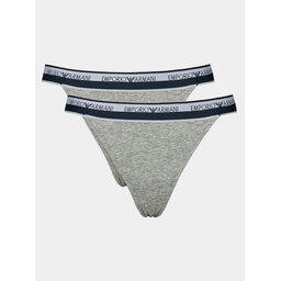 Emporio Armani Underwear Emporio Armani Underwear 2er-Set Stringtangas 164522 4R227 00948 Grau