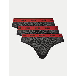 HUGO Hugo Set od 3 para klasičnih gaćica 50523826 Crna