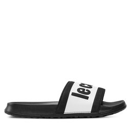 Le Coq Sportif Pantoletten Le Coq Sportif Slide Binding Metallic 2310325 Schwarz