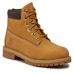 Timberland Trapper stila apavi Timberland 6 In Premium Wp Boot 12909/TB0129097131 Wheat Nubuc Yellow