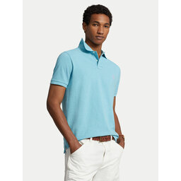 Polo Ralph Lauren Polo Ralph Lauren Polo marškinėliai 710536856414 Žydra Slim Fit