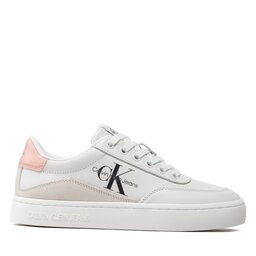 

Снікерcи Calvin Klein Jeans Classic Cupsole Lth-Su Mono W YW0YW00699 White/Peach 02T, Білий