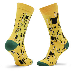 

Високі шкарпетки unisex Curator Socks Kiss Жовтий