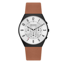 Skagen Klocka Skagen Grenen Chronograph SKW6823 Brown