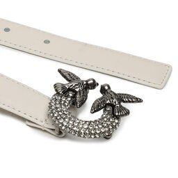 

Жіночий ремінь Pinko Love Berry H2 Belt AI 23-24 PLT01 100143 A110 White Z14O, Білий