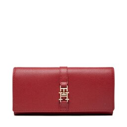 Tommy Hilfiger Cartera grande para mujer Tommy Hilfiger Th Plush Lrg Flap Wallet AW0AW14234 XIT