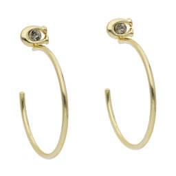 Coach Orecchini Coach C Hoop Ear C9355 Gold