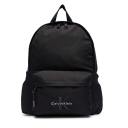 Calvin Klein Jeans Rucksack Calvin Klein Jeans Solid Monologo Backpack IU0IU00731 Schwarz