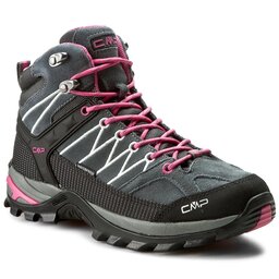 CMP Chaussures de trekking CMP Rigel Mid Wmn Trekking Shoes Wp 3Q12946 Grey/Fuxi 103Q