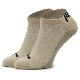

Набір 2 пар низьких чоловічих шкарпеток Puma Men Back Logo Sneaker 2P 938011 Beige Combo 03, Бежевий