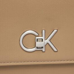 

Сумка Calvin Klein Re-Lock Ew Conv Crossbody K60K611084 Silver Mink PFA, Бежевий