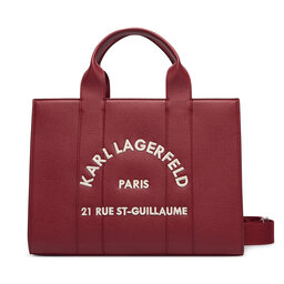KARL LAGERFELD Handtasche KARL LAGERFELD B1W30041 Dunkelrot