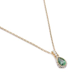 

Намисто Swarovski Stilla 5648751 Pend Pear Gre/Gos, Золотий