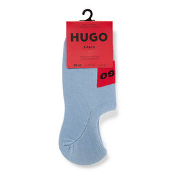 Hugo Sada 2 párů pánských ponožek Hugo 50468117 Light/Pastel Blue 455