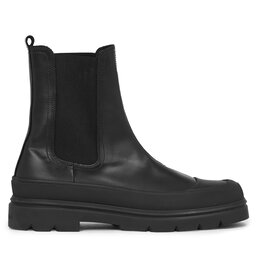 Calvin Klein Kotníková obuv s elastickým prvkem Calvin Klein Chelsea Boot High HM0HM01215 Černá