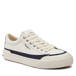 Pepe Jeans Tygskor Pepe Jeans Ben Band M PMS31043 White 800