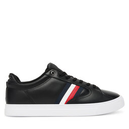 Tommy Hilfiger Sneakers Tommy Hilfiger Icon Court Stripes FM0FM05628 Nero