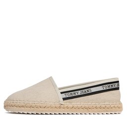 

Еспадрильї Tommy Jeans Tjw Flatform Webbing Espadrille EN0EN02362 Bleached Stone AEV, Бежевий