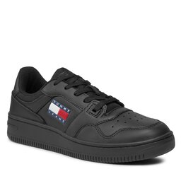 

Снікерcи Tommy Jeans Tjw Retro Basket Ess EN0EN02505 Triple Black BDS, Чорний