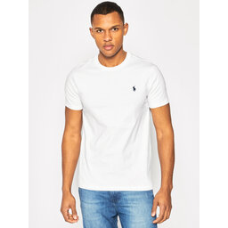 Polo Ralph Lauren Polo Ralph Lauren Marškinėliai 710680785 Balta Custom Slim Fit