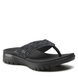Skechers Žabky Skechers On-The-Go Flex 140284/BKGY Black/Gray