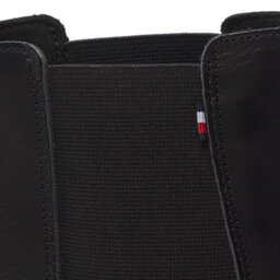 

Челсі Tommy Hilfiger Comfort Hilfiger Leather Chelsea FM0FM04193 Black BDS, Чорний