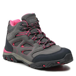 Regatta Chaussures de trekking Regatta Holcombe Iep Mid Jnr RKF573 Steel/Tulip 3DF